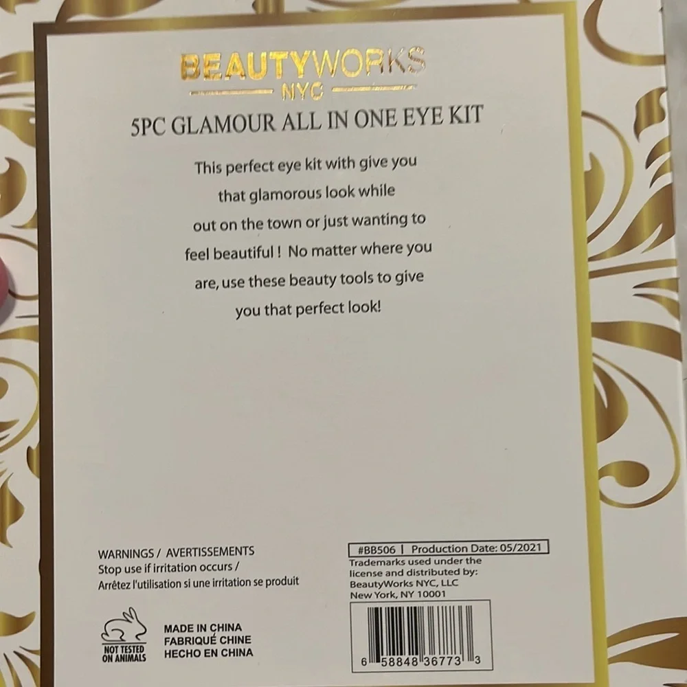 New Beautyworks 5 piece glamour all in one eye kit
